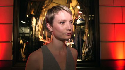 Crimson Peak Bergdorf Goodman Premiere - Mia Wasikowska Interview