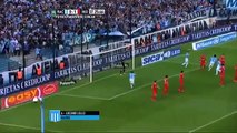 Gol de Lollo. Racing 1 - Independiente 1. Liguilla Pre Libertadores 2015. Final. FPT.