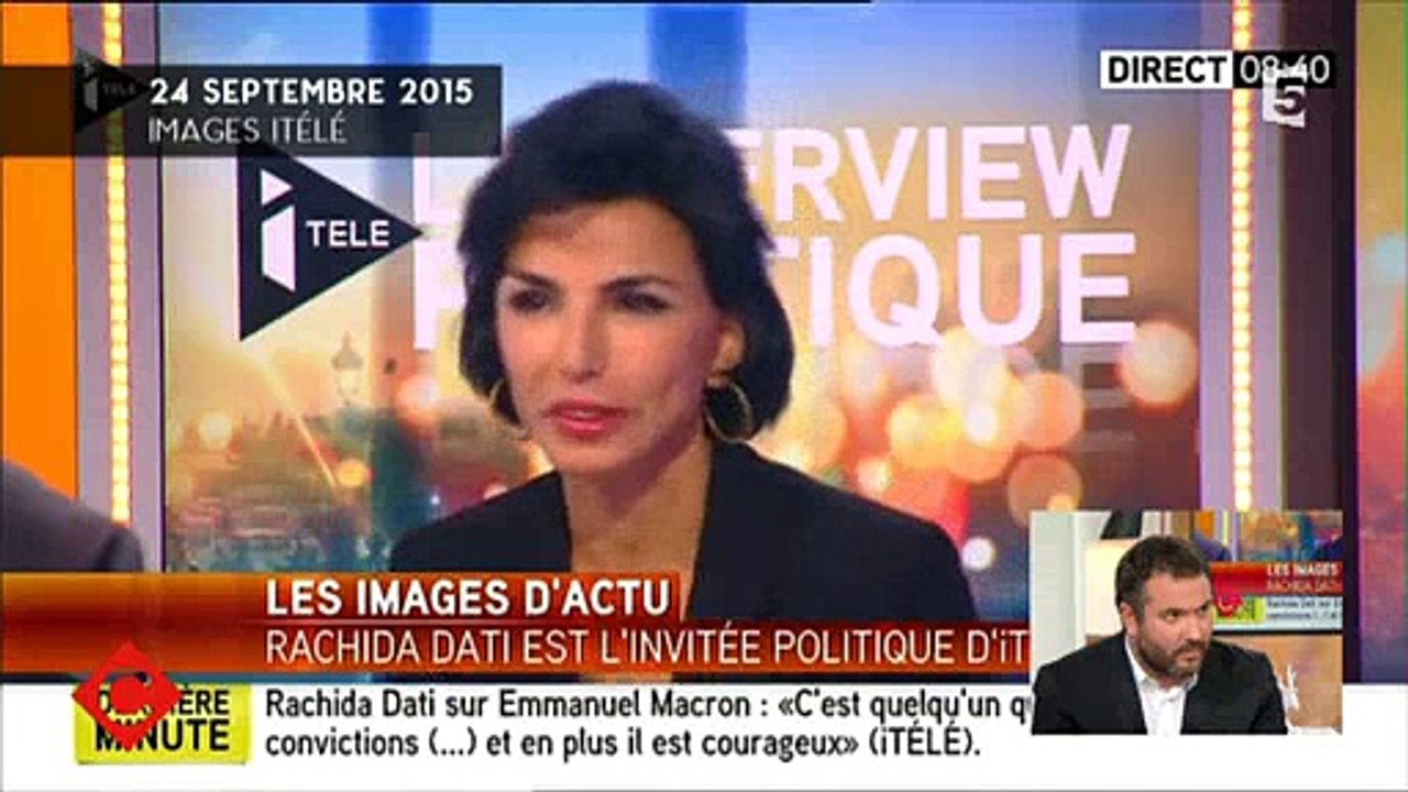 Dans "C à vous", Bruce Toussaint revient sur un accrochage avec Rachida Dati et raconte les coulisses ! Regardez