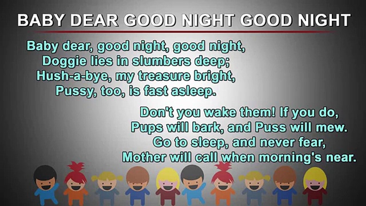 Baby Dear Good Night-