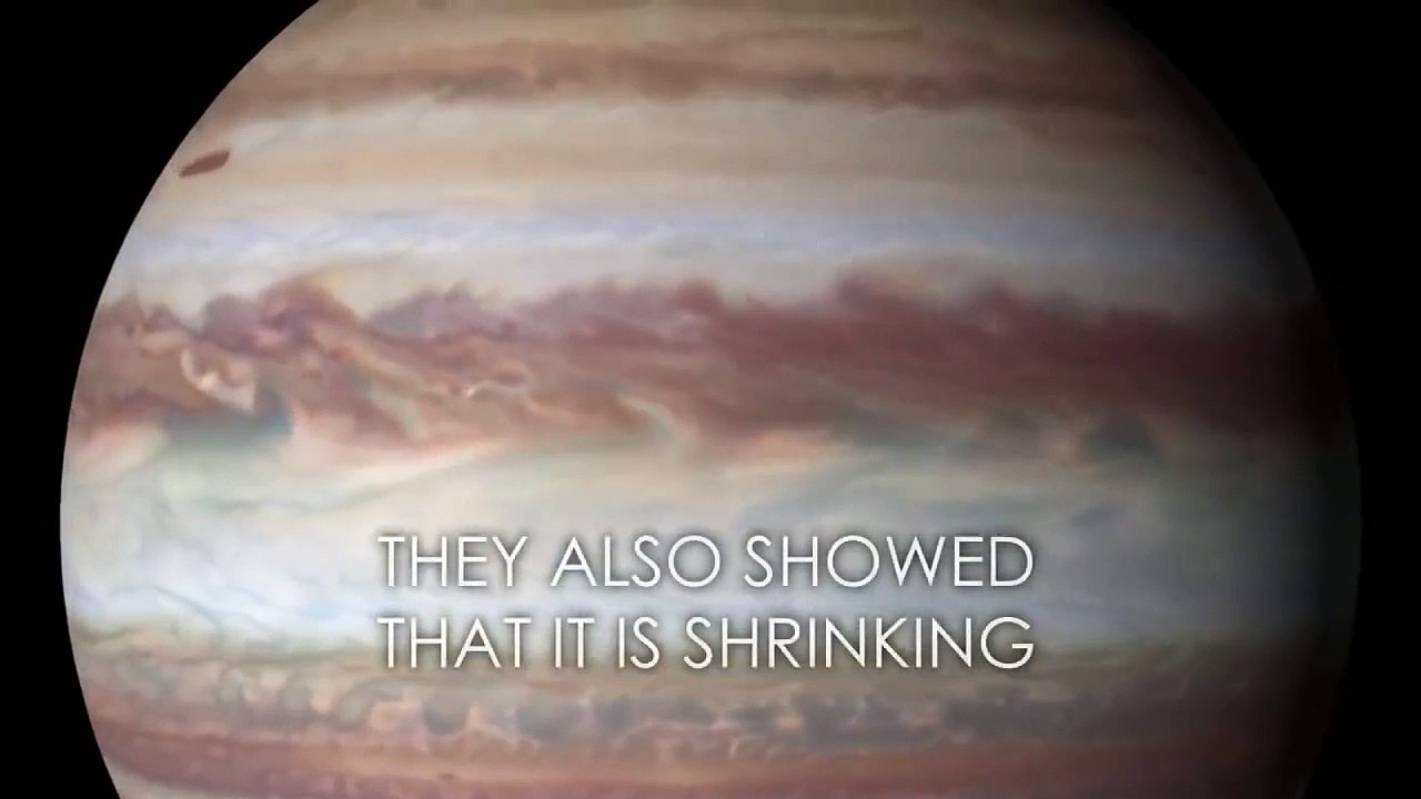 Jupiters Great Red Spot in 4k - BBC News