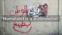 (SPOILER ALERT) Homeland is racist artist explains graffiti - BBC News