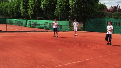 Été 2015, entraînement avec Nicolas «Échauffement»