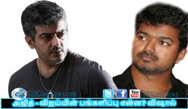 Vishal talks about Ajith, Vijay’s contribution for chennai flood relief | 123 Cine news | Tamil Cinema news Online