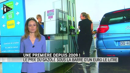 La gazole à moins d'un euro le litre