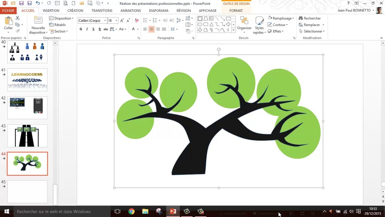 Suite Office - Réaliser une Arborescence sous la forme d'un arbre