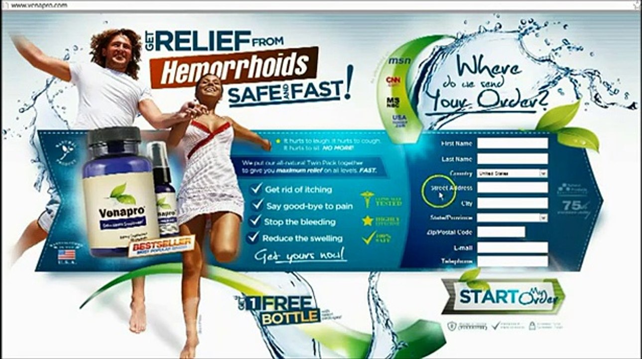 Venapro Review | A Natural Way to Get Rid of Hemorrhoids