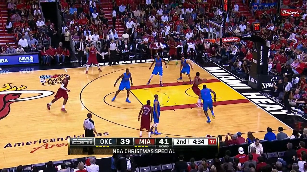 Lebron & Durant battle on Christmas!