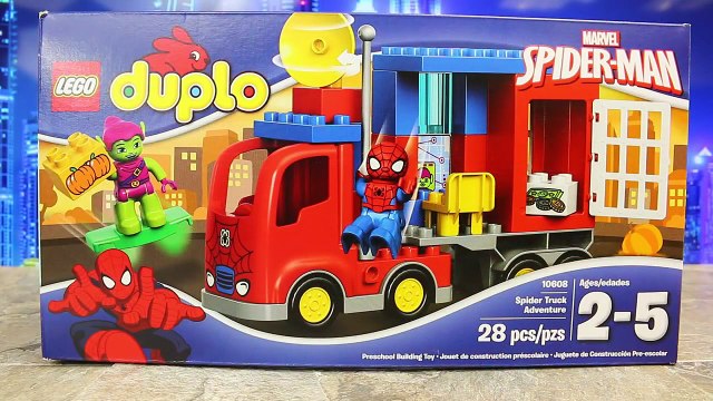 Duplo Lego Spiderman NEW Spider Truck Adventure Legos Review Batman and Superman Stop Wonder Woman