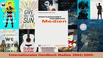 PDF Download  Internationales Handbuch Medien 20042005 Download Online