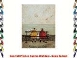 Sam Toft Print on Canvas 40x50cm - Bums On Seat