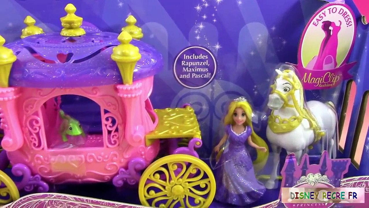 Magiclip Play Doh Pâte à modeler Princesse Raiponce Carrosse Royal Rapunzel Carriage