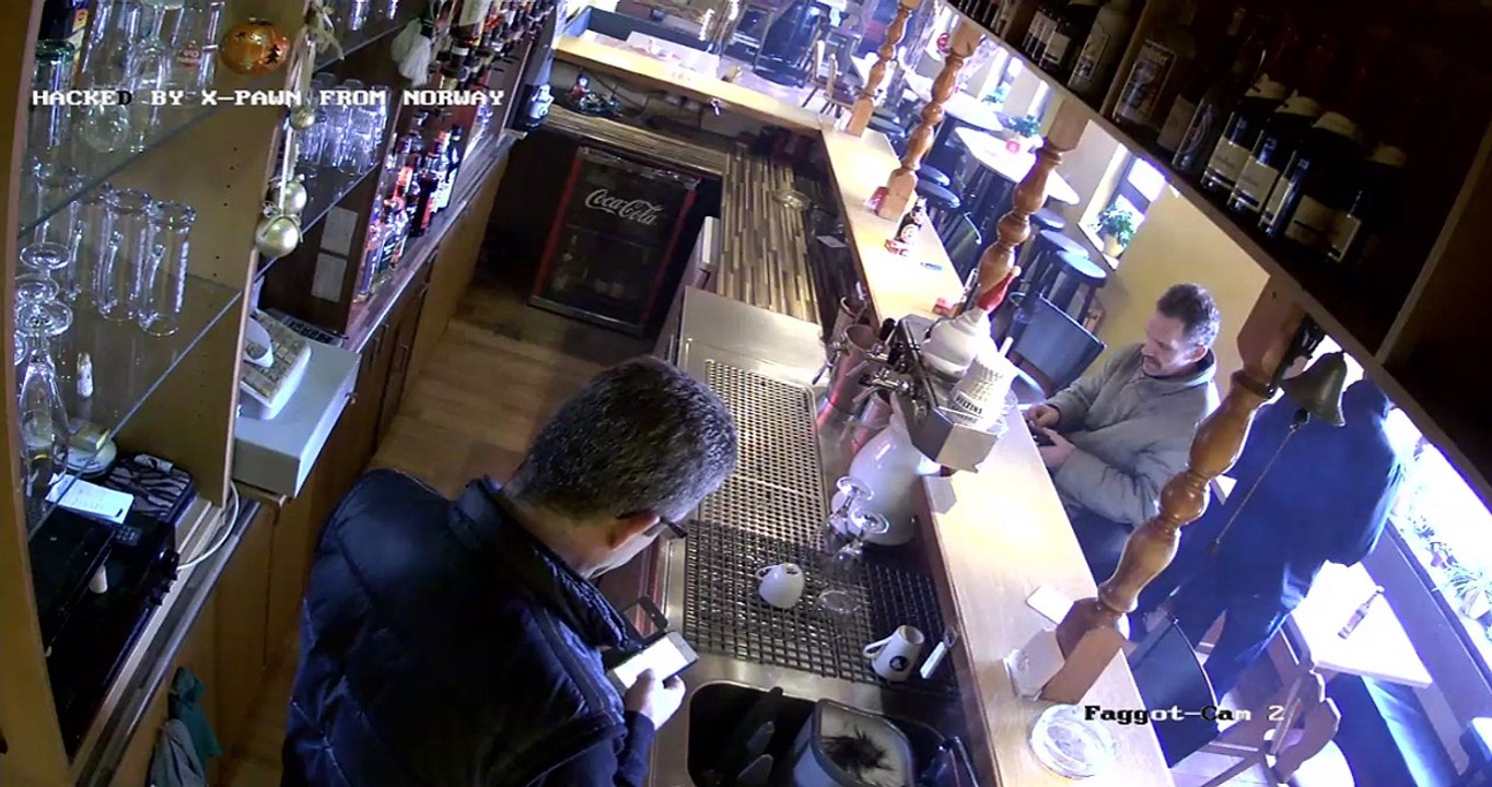 Hacked four IP cameras of german pub by X-PAWN (high quality)