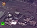 Aerial: Coalition airstrikes against ISIS hideouts and vehicles