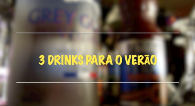 3 drinks refrescantes para o verão