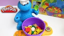 Play Doh Cookie Monster Letter Lunch Mold Cookies Sesame Street Playset playdo toy