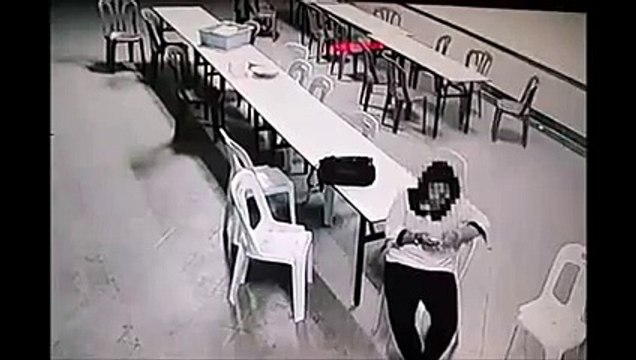 REAL PARANORMAL ACTIVITY Scary ghost attack caught on tape in haunted hotel