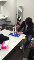 figure avec un gymnaste en plastique