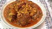 طبق الكرعين البقري اللذيذ بالحمص (الهركمة) مع شرح للمبتدئات Pieds de Bœuf à la Marocaine