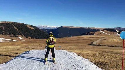 Vidéo : en Italie, le manque de neige est flagrant