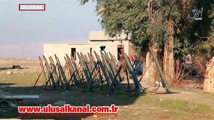 Türk askerinin bulunduğu Başika'ya saldırı anının görüntüleri paylaşıldı