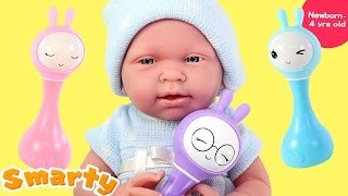 Baby Rattles - Learn Colors, Sounds and Songs with Smarty Shake & Tell (Play Doh)