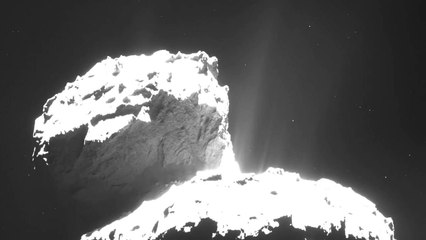 Active Spinning Comet Poses For Close-Up