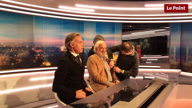 Exclusivité Le Point.fr : Jean-Paul Belmondo, dans les coulisses du JT de 20h de TF1