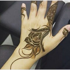 Bold Thick & Dark Gulf Henna Mehndi Designs
