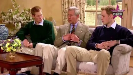 Le prince Charles : Ses fils Harry et William balancent sur leur père