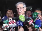 CM KPK Pervez Khattak Media Talk in Mardan