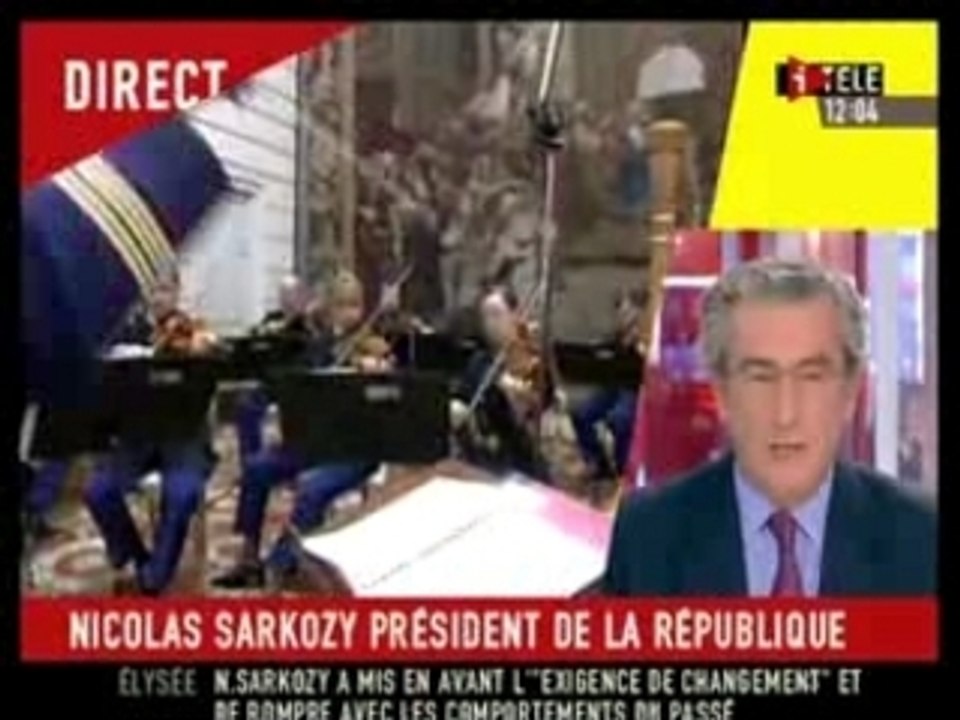 4- Passation des pouvoirs Chirac à Sarkozy