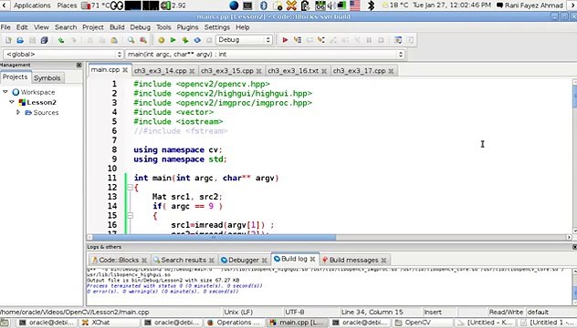 OpenCV Using C++ Lesson 26Alpha Blending and Image blending (Arabic Version)