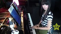 How To Play FF7 Fight Theme on the Piano - Simple Version