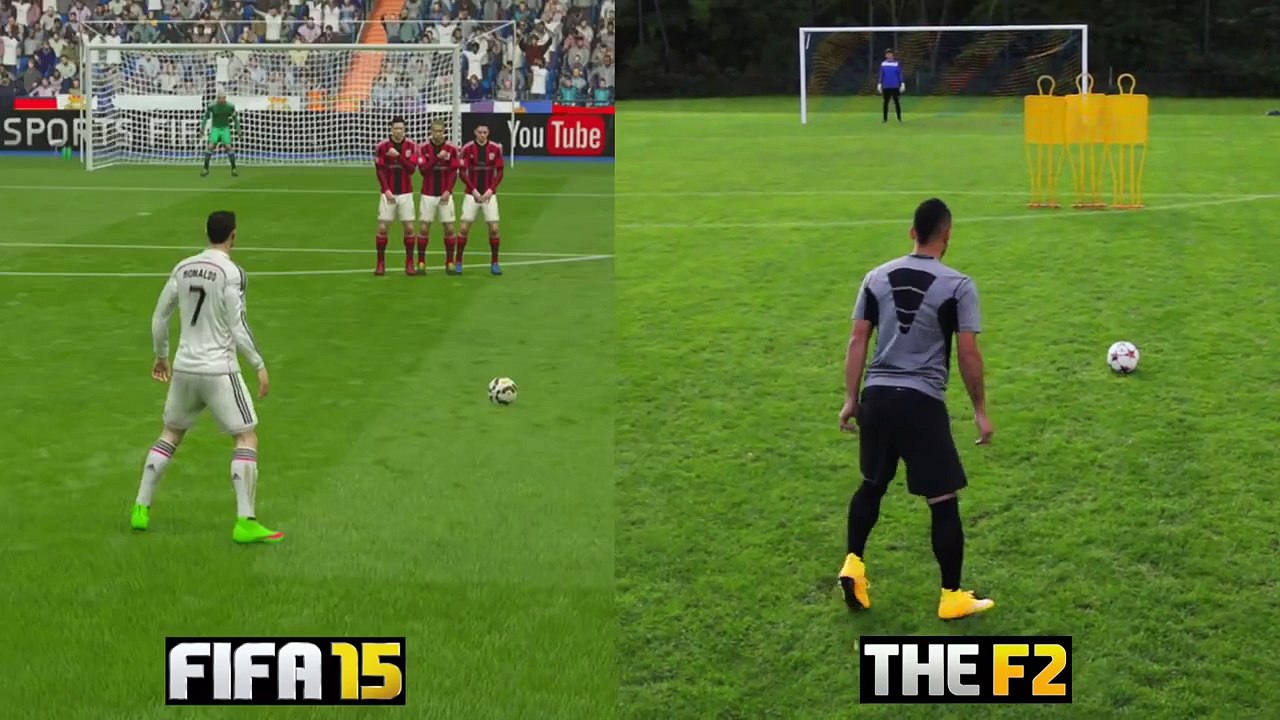 Ronaldo+Messi FIFA15 Freekicks! ft. MattHDGamer