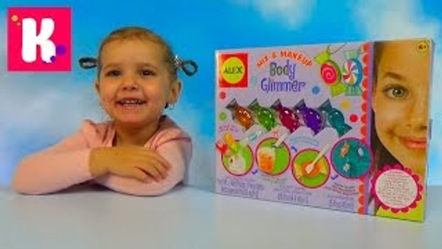 Блеск для тела набор для изготовления распаковка Body Glimmer unboxing set toy