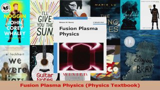 Download  Fusion Plasma Physics Physics Textbook PDF Online