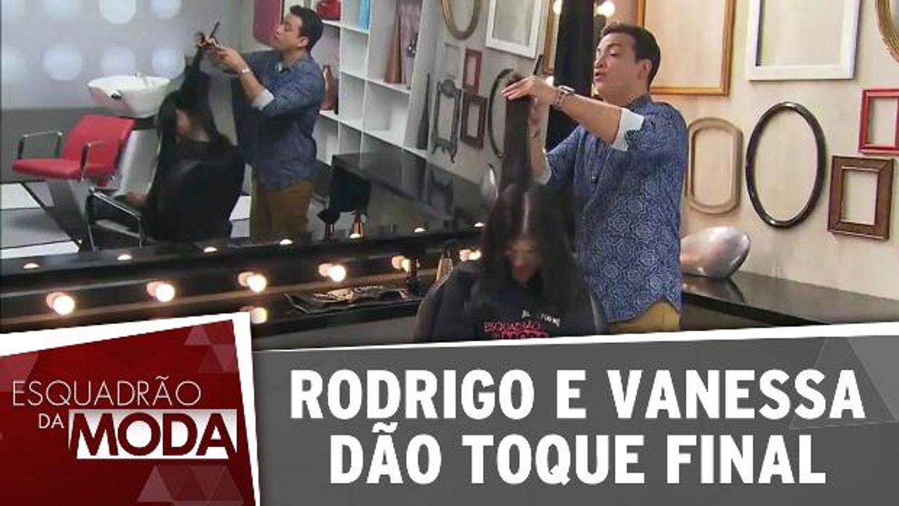 Rodrigo e Vanessa dão toque final em Janine