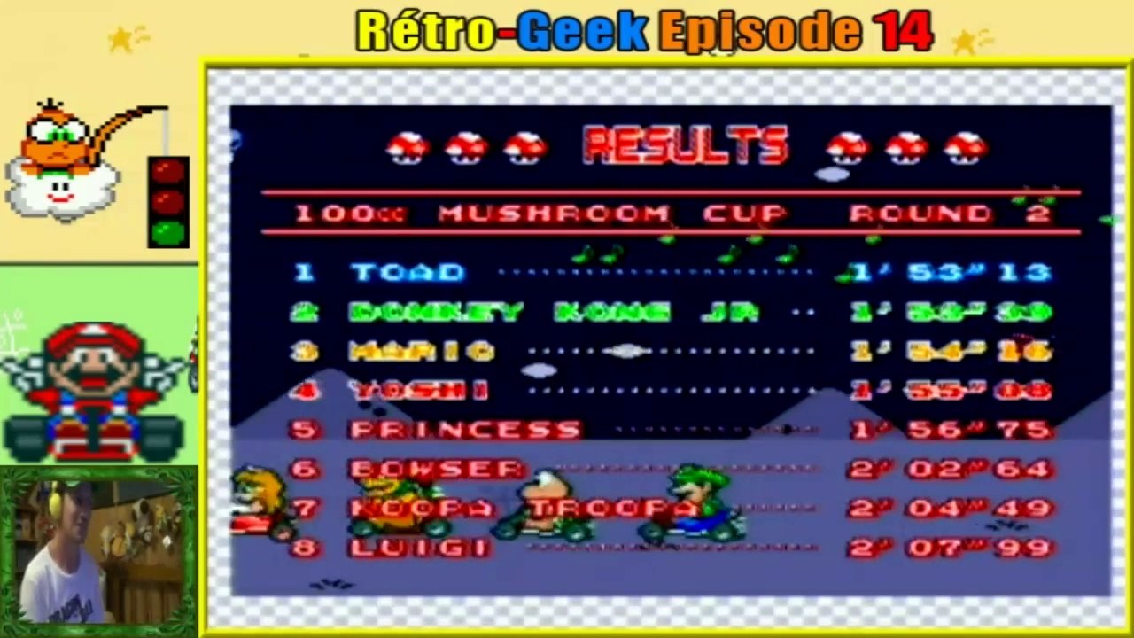 Rétro-Geek : Super Mario Kart : Episode 14