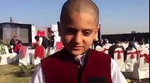 The Little Boy who Inaugurated SKMH Peshawar has a Special Message for Imran Khan