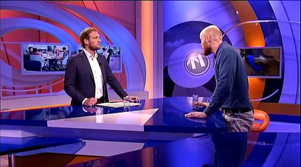 Fietsend vergaderen op het provinciehuis - RTV Noord