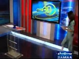 Pakistani Sexy news anchor Gharida Farooqi in white leggings and high heels