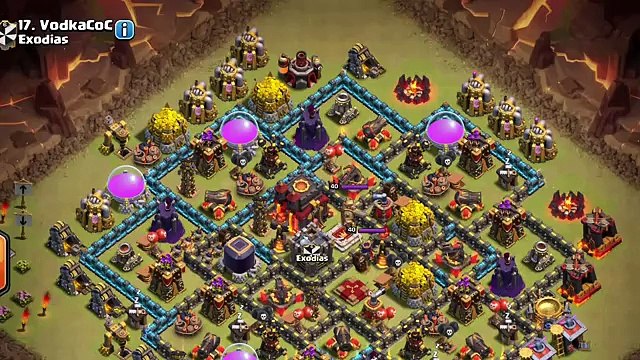 Clash of clans war base th10 2015 - VodkaCoC's town hall 10 base
