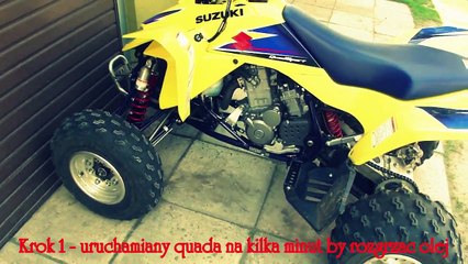 Wymiana oleju w quadzie Pierwsza wymiana po dotarciu silnika atv quad suzuki ltz 400