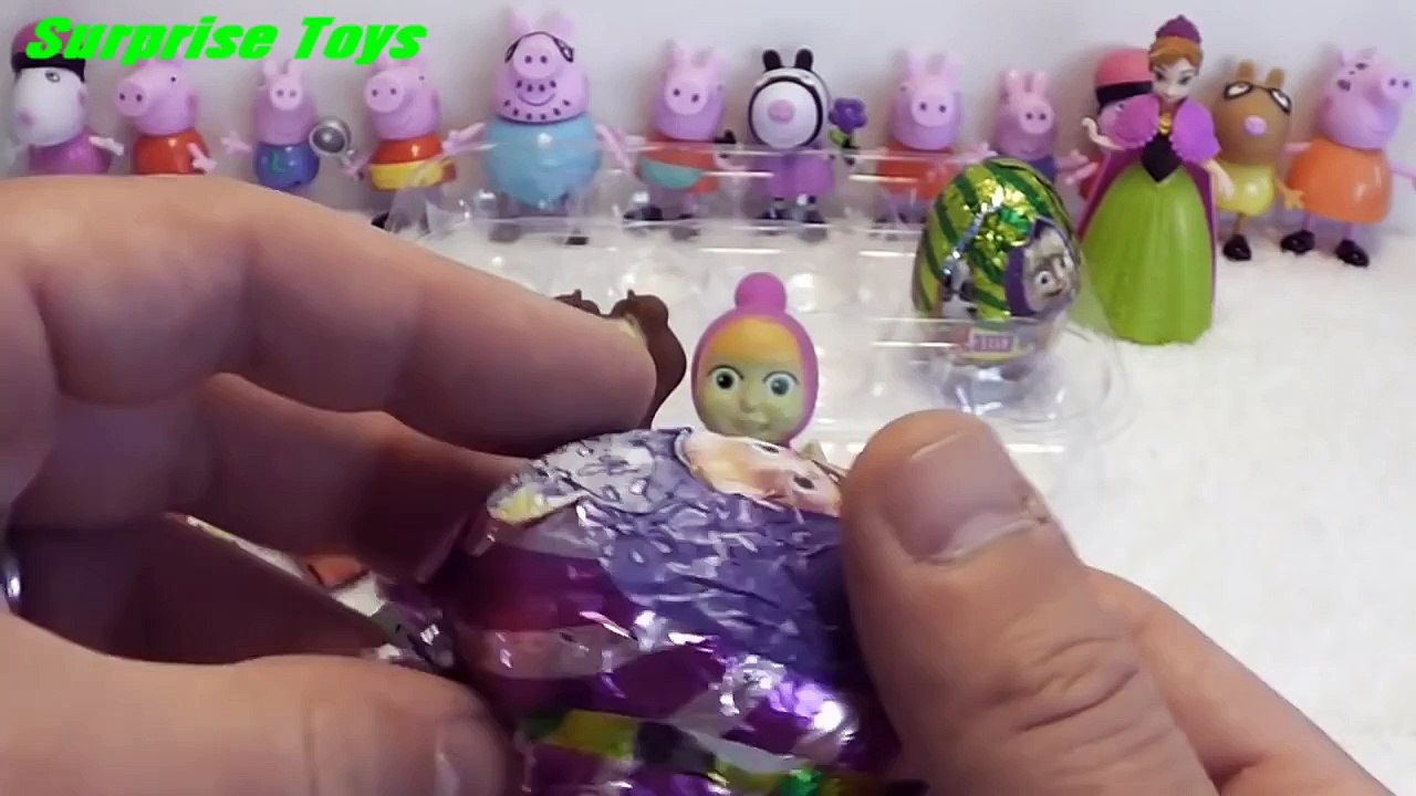 Маша и Медведь, Masha i Medved, Frozen, Disney, Peppa Pig, Frozen Toys, Peppa Pig Toys