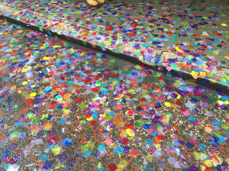 Watch The Pivotal Times Square New Year's Eve Confetti Test