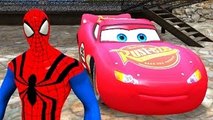 Disney Spiderman Cars Lightning McQueen The Farmer in the Dell Red Nursery Rhymes