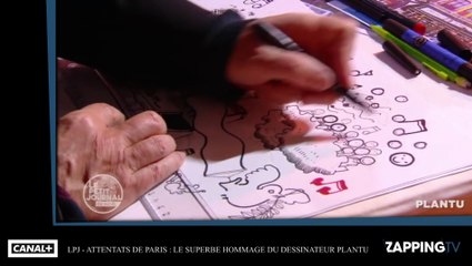 LPJ – Attentats de Paris : Le superbe hommage aux victimes du dessinateur Plantu