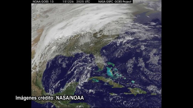 NASA y NOAA: imágenes de satélite de la enorme tormenta que afecta a EE.UU.