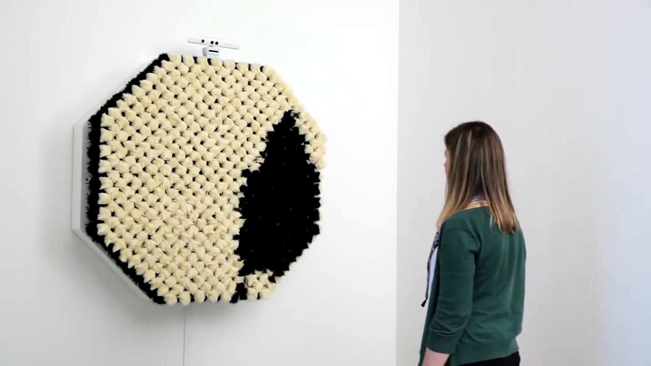 PomPom Mirror Daniel Rozin